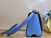 	 Bagsaaa Louis Vuitton Twist PM Bag Blue Epi grained with charm gold strap - 19 x 15 x 9cm - 4