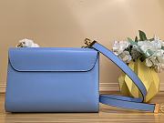 	 Bagsaaa Louis Vuitton Twist PM Bag Blue Epi grained with charm gold strap - 19 x 15 x 9cm - 3