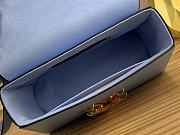 	 Bagsaaa Louis Vuitton Twist PM Bag Blue Epi grained with charm gold strap - 19 x 15 x 9cm - 2