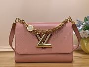 	 Bagsaaa Louis Vuitton Twist PM Bag Epi grained with charm gold strap - 19 x 15 x 9cm - 1