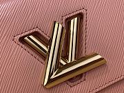	 Bagsaaa Louis Vuitton Twist PM Bag Epi grained with charm gold strap - 19 x 15 x 9cm - 2