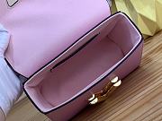 	 Bagsaaa Louis Vuitton Twist PM Bag Pink Epi grained with charm gold strap - 19 x 15 x 9cm - 5