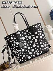 Bagsaaa Louis Vuiton Neverfull YK MM Black - 31 x 28 x 14 cm - 3