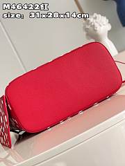 	 Bagsaaa Louis Vuiton Neverfull YK MM Red - 31 x 28 x 14 cm - 4