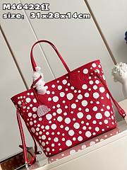 	 Bagsaaa Louis Vuiton Neverfull YK MM Red - 31 x 28 x 14 cm - 3