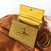 Bagsaaa Valentino Vsling Mini Handbag With Sparkling Embroidery Yellow - W19xH13xD9 cm - 5