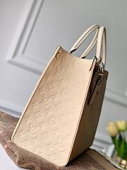Bagsaaa Louis Vuitton Onthego MM Cream Bag - 35x27x14.5cm - 6