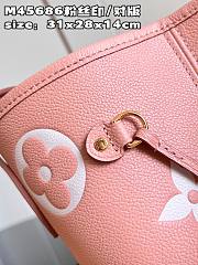 Bagsaaa Louis Vuitton M46329 Neverfull MM Trianon Pink / Cream - 31 x 28 x 14 cm - 6