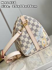 Bagsaaa Louis Vuitton Speedy  Bandoulière 25 Damier Azur coated canvas - 25 x 19 x 15 cm - 2