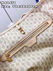 Bagsaaa Louis Vuitton Neverfull MM Damier Azur coated canvas N40471 - 31 x 28 x 14 cm - 6