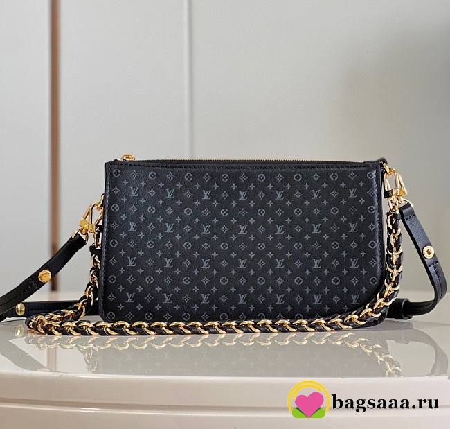 	 Bagsaaa Louis Vuitton Lexington Pouch Black - 21.5 x 13 x 5.5 cm - 1