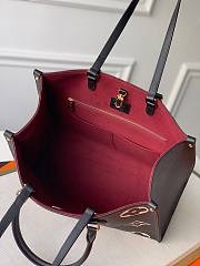 Bagsaaa Louis Vuitton Onthego PM Bicolor Black - 25x19x11.5cm - 2