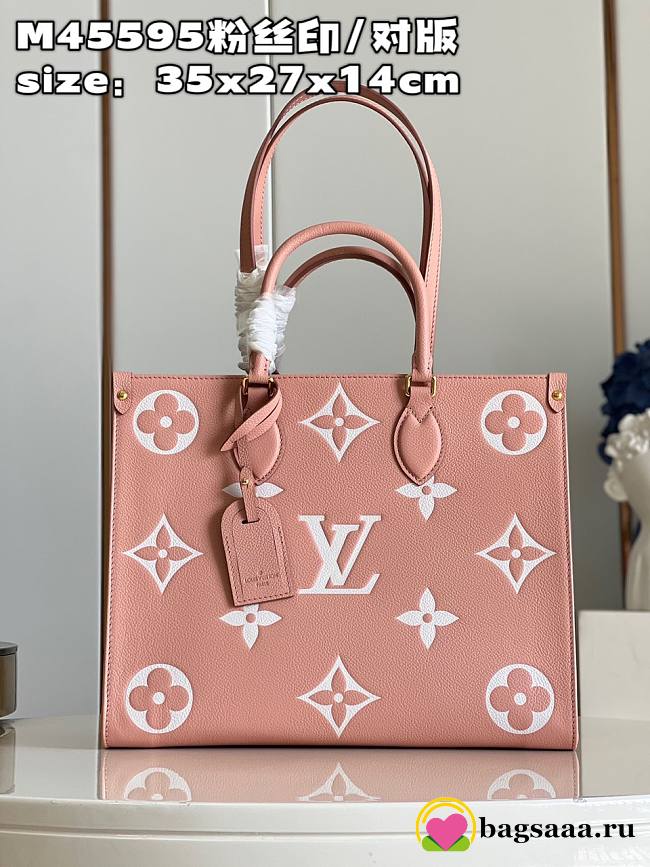 Louis Vuitton Onthego Bag With Pink Medium M45595 - 35X27X14CM - 1