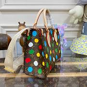 	 Bagsaaa Louis Vuitton Onthego PM YK Painted Dots texture with 3D effect - 25x19x11.5cm - 5