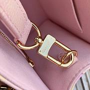 	 Bagsaaa Louis Vuitton Onthego PM Pink Sprayed grained cowhide - 20.5 x 13.5 x 12 cm - 3