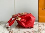 Bagsaaa Louis Vuitton Red Calfskin Clutch Bag - 28 x 14 x 10 cm - 6