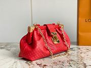 Bagsaaa Louis Vuitton Red Calfskin Clutch Bag - 28 x 14 x 10 cm - 5