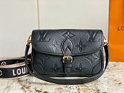 	 Bagsaaa Louis Vuitton Diane Black Bag - 23 x 16 x 8.5 cm - 1