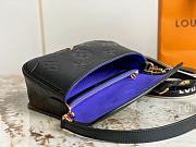 	 Bagsaaa Louis Vuitton Diane Black Bag - 23 x 16 x 8.5 cm - 2