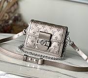 Bagsaaa Louis Vuitton Dauphine Mini Bag In Silver - 20 x 15 x 9 cm - 1
