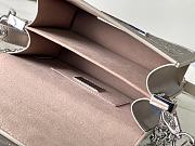 Bagsaaa Louis Vuitton Dauphine Mini Bag In Silver - 20 x 15 x 9 cm - 2