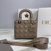 Bagsaaa Dior Lady Small Taupe Lambskin Leather - 20cm - 1