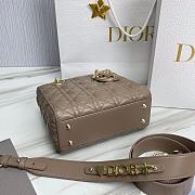 Bagsaaa Dior Lady Small Taupe Lambskin Leather - 20cm - 2