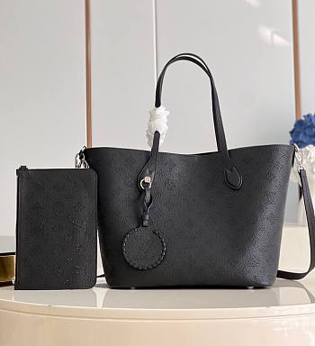 Bagsaaa Louis Vuitton Blossom MM Tote Black Bag - 30 x 27.5 x 16 cm