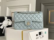 Bagsaaa Chanel Classic Flap Small Bag in Light Blue - 23cm - 1