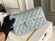 Bagsaaa Chanel Classic Flap Small Bag in Light Blue - 23cm - 2