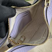 Bagsaaa Gucci Ophidia Mini Jumbo GG shoulder bag purple - 19x9.5x5cm - 6