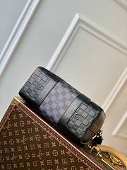 Bagsaaa Louis Vuitton City Keepall Damier Graphite - 27 x 17 x 13cm - 5