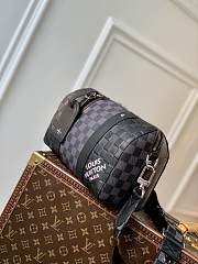 Bagsaaa Louis Vuitton City Keepall Damier Graphite - 27 x 17 x 13cm - 2