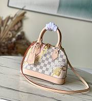 Bagsaaa Louis Vuitton Alma BB Damier Azur Canvas - 23.5 x 17.5 x 11.5 cm - 1