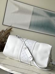 Bagsaaa Louis Vuitton Keepall Bandoulière 50 Optic White - 50 x 29 x 23 cm - 3