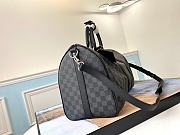 Bagsaaa Louis Vuitton Keepall 45 Damier Graphite - N41418 - 45.0 x 27.0 x 20.0 cm - 6