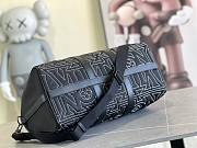 Bagsaaa Louis Vuitton Keepall Bag 50B nylon material - M21428 - 50 x 29 x 23 cm - 2