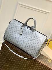 Bagsaaa Louis Vuitton Keepall Monogram Grey - 50 x 29 x 23 cm - 1