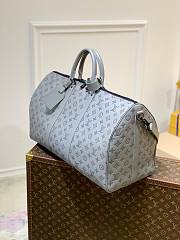 Bagsaaa Louis Vuitton Keepall Monogram Grey - 50 x 29 x 23 cm - 6