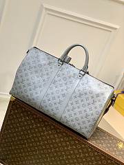 Bagsaaa Louis Vuitton Keepall Monogram Grey - 50 x 29 x 23 cm - 5