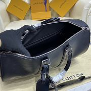 	 Bagsaaa Louis Vuitton x Supreme Keepall Bandouliere Black - 45*20*26cm - 2
