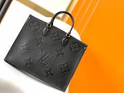 Bagsaaa Louis Vuitton Onthego GM Monogram Empreinte Black - 41 x 34 x 19 cm - 4