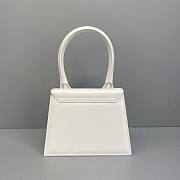 Bagsaaa Jacquemus Le Grand Chiquito White Leather - 22x18cm - 6