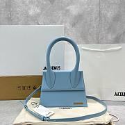 	 Bagsaaa Jacquemus Le Grand Chiquito Light Blue Leather - 22x18cm - 1