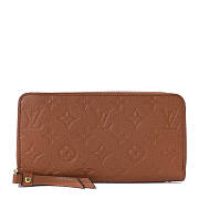 Bagsaaa Louis Vuitton Zippy Wallet Cognac - 19.5 x 10.5 x 2.5 cm - 1