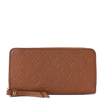 Bagsaaa Louis Vuitton Zippy Wallet Cognac - 19.5 x 10.5 x 2.5 cm