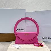 	 Bagsaaa Jacquemus Le Sac Rond Cirlce Bag Pink - 26 x 12.5 cm - 1