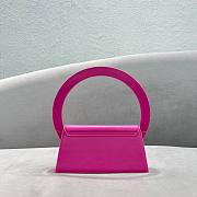 	 Bagsaaa Jacquemus Le Sac Rond Cirlce Bag Pink - 26 x 12.5 cm - 4