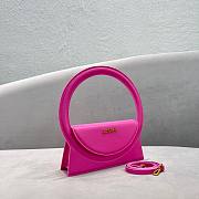 	 Bagsaaa Jacquemus Le Sac Rond Cirlce Bag Pink - 26 x 12.5 cm - 2
