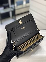 Bagsaaa Chanel WOC Lambskin Leather With Ball Charm Strap Black - 19-3.5-12cm - 6